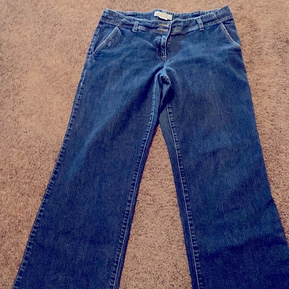 MICHAEL KORS JEANS. SIZE 12. Front and back pockets. Boot cut. EUC